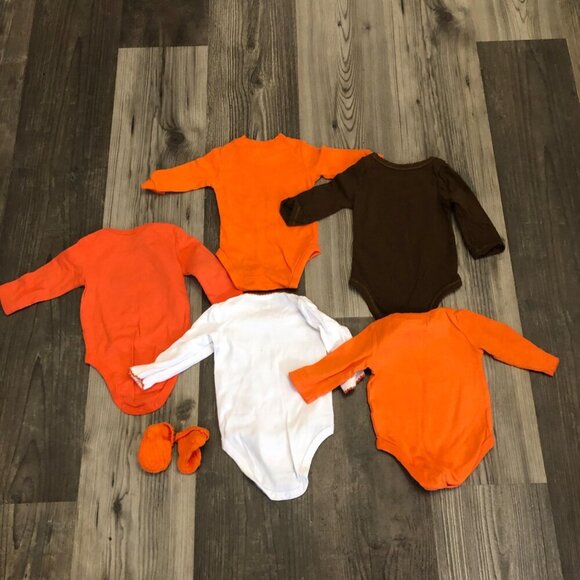 Carters/ Little Wonders/ Koala Kids Halloween Onesie Fall 0-3M Bundle - Picture 9 of 9